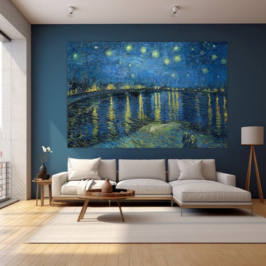 The Starry Night Painting Van Gogh